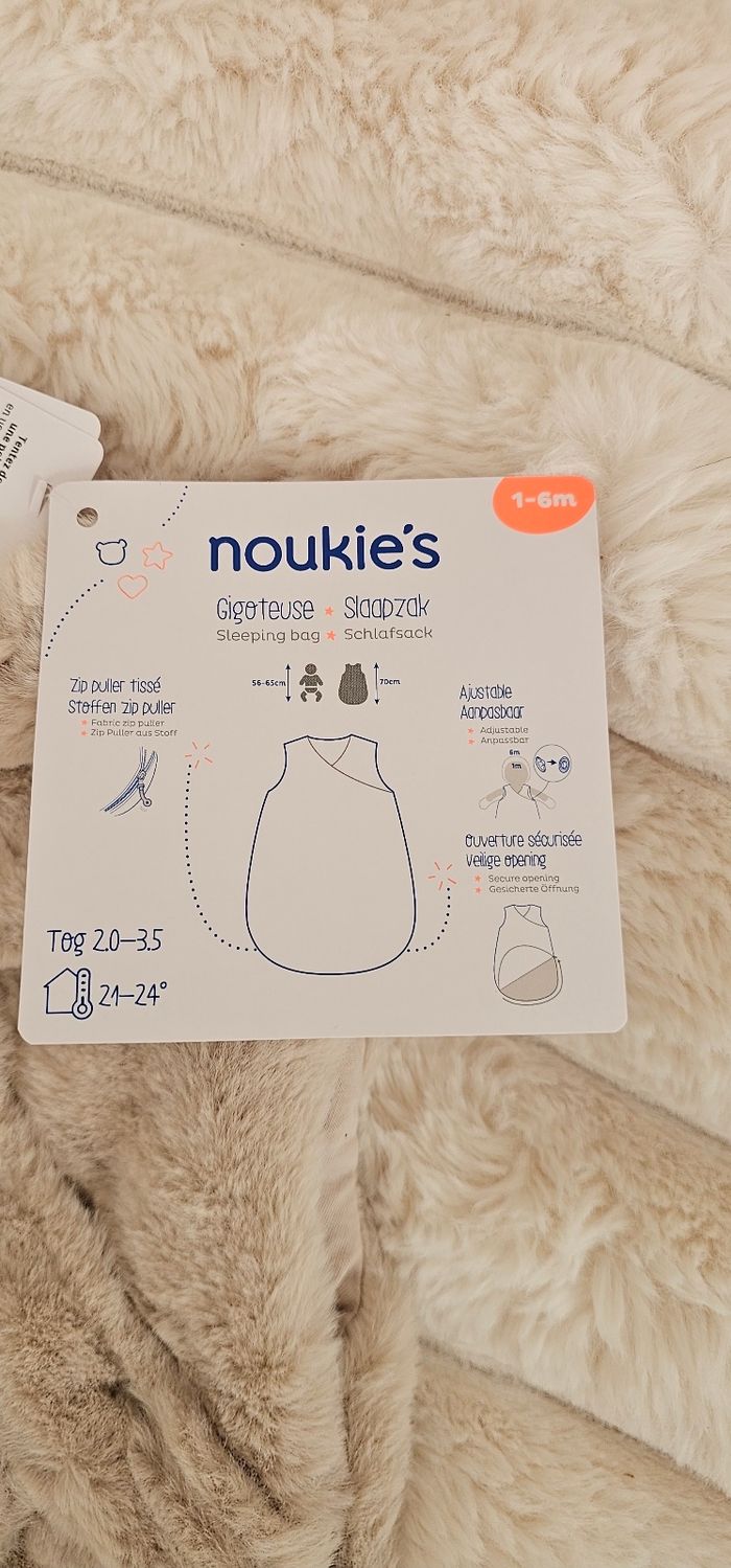 Magnifique Gigoteuse hiver en fausse fourrure Noukie's 6-24 mois Neuf - photo numéro 7