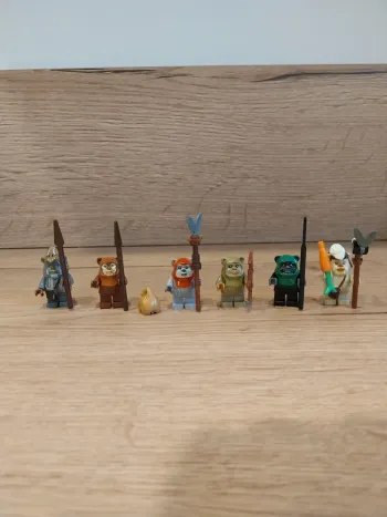 Figurines type lego 6 Ewoks star wars