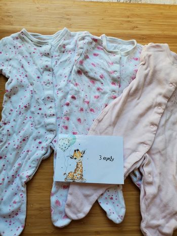Lot de 3 pyjamas coton