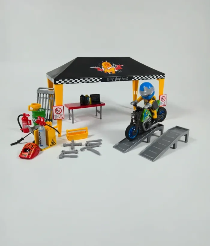 Playmobil Atelier de réparation moto - photo numéro 4