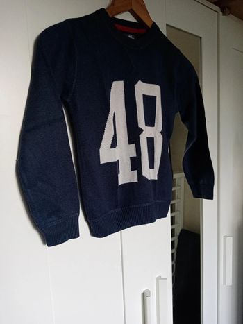 Pull Bleu marine T 6 ans