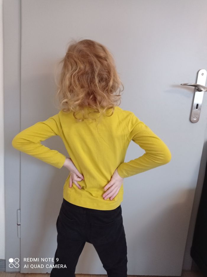 T-shirt jaune 5ans - photo numéro 3