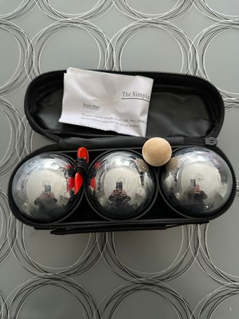 Triplette boules de pétanque loisirs neuves