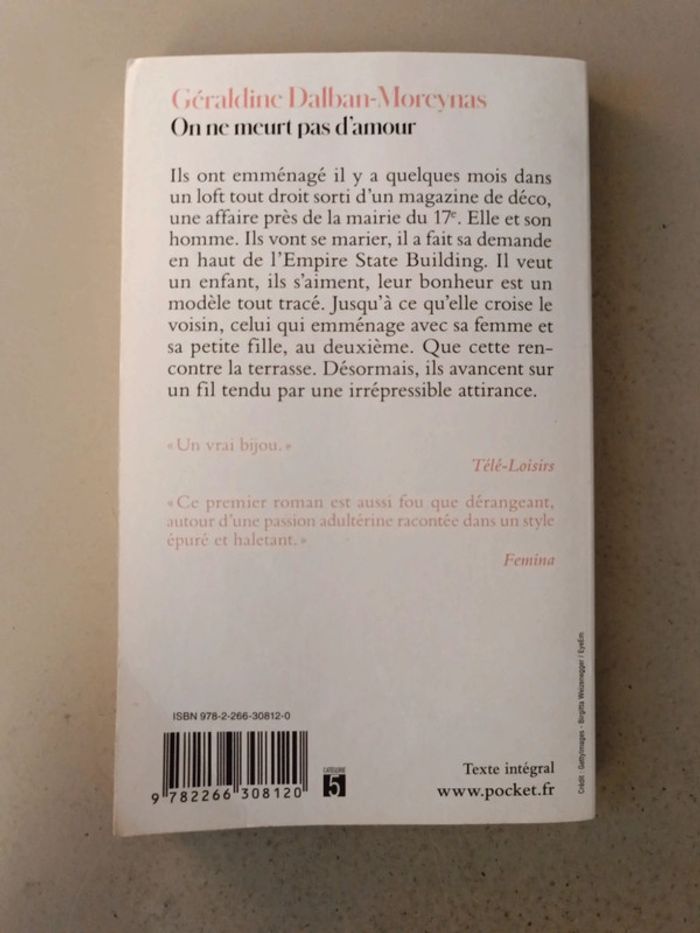 Géraldine dalban moreynas on ne meurt pas d'amour - photo numéro 2