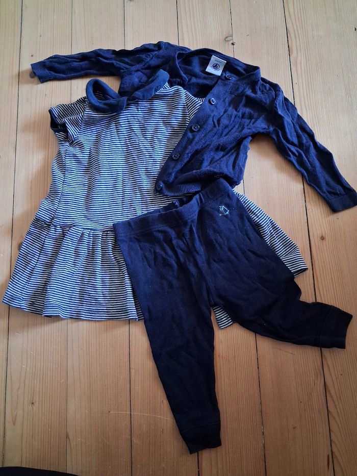 Ensemble filles petit bateau