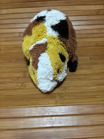 Doudou hamster cochon d Inde marron blanc jaune IKEA