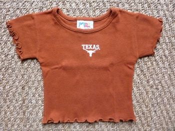 Tee shirt marron Texas 3 ans