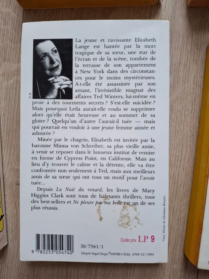 Lot de 7 thrillers de Mary Higgins Clark en bon état - photo numéro 6