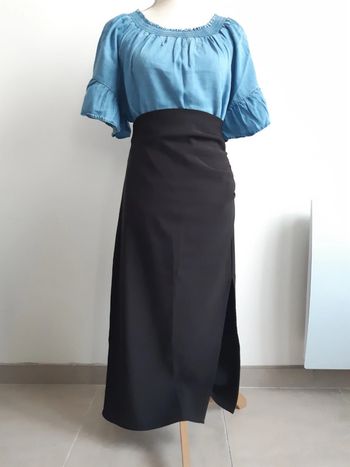 Jupe longue noire Capsule T36
