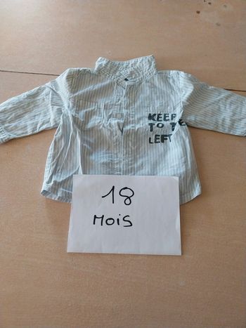 Chemise bleu verbaudet