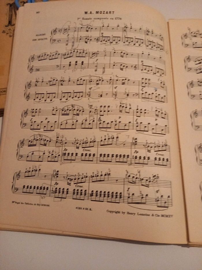 Integrale sonates mozart-partitions piano - photo numéro 6