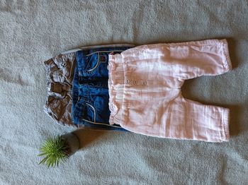 Lot 3 pantalon doublé 3 mois fille