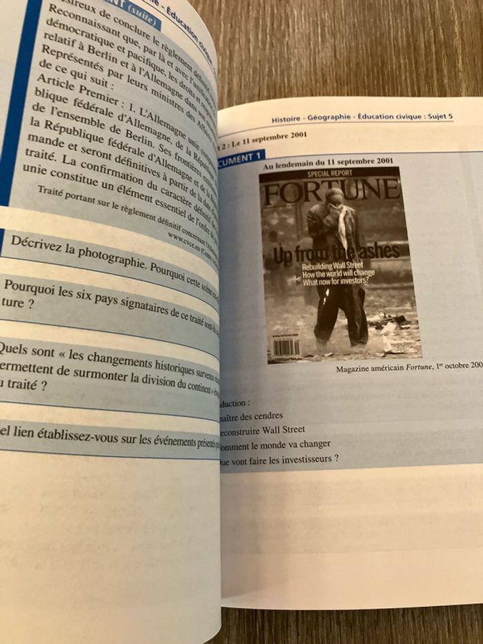 Annales  bac pro toutes séries français histoire géographique - photo numéro 6