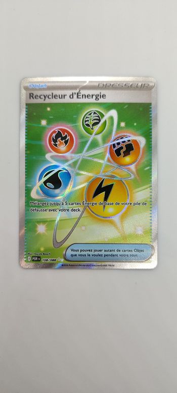 Carte pokémon recycleur d'énergie 108/088