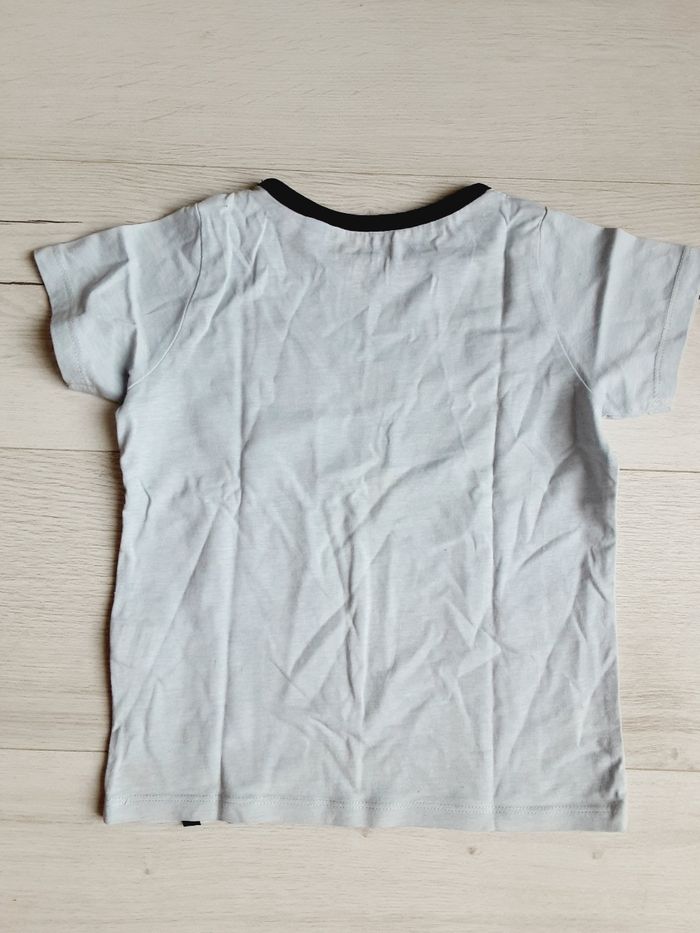 Vêtement garçon tee-shirt manches courtes bleu clair Okaïdi 4 ans - photo numéro 4