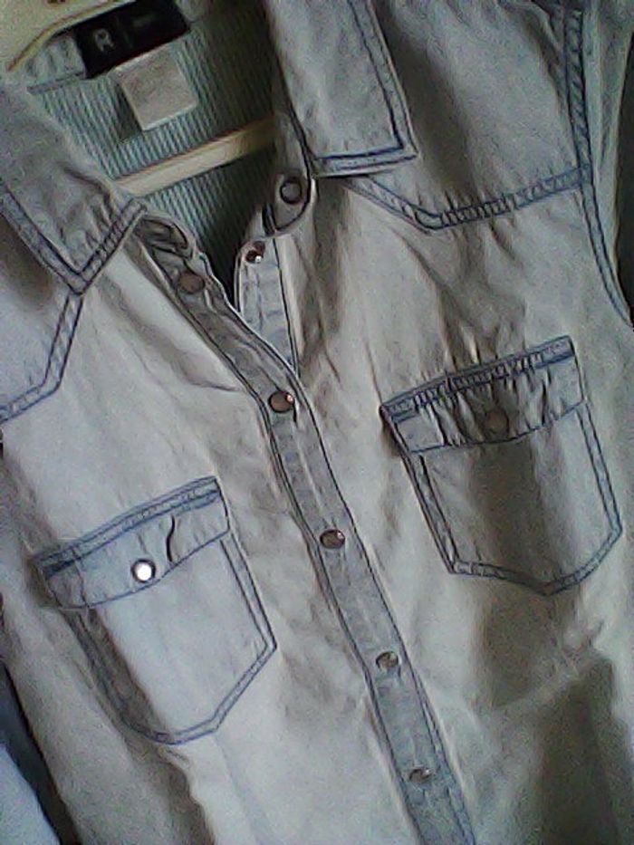 Chemisier jeans, - photo numéro 2