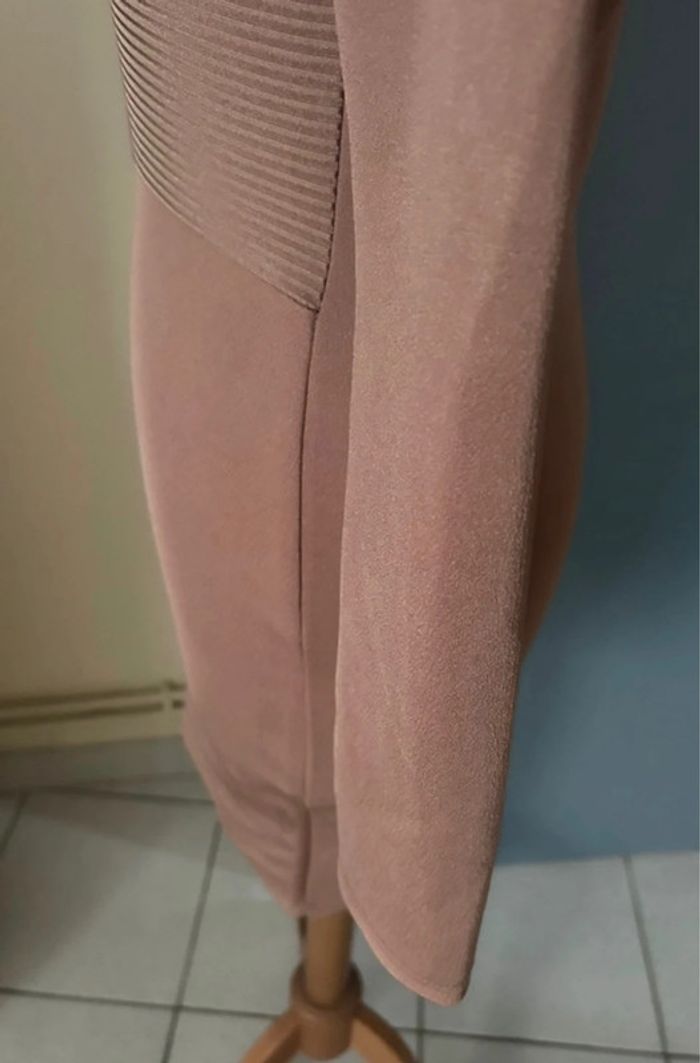 Robe chic à manches longues, rose poudrée, Boohoo - photo numéro 9