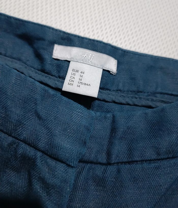 Pantalon toile bleu marine 44 - photo numéro 3