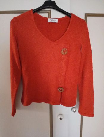 Pull orange Affinités