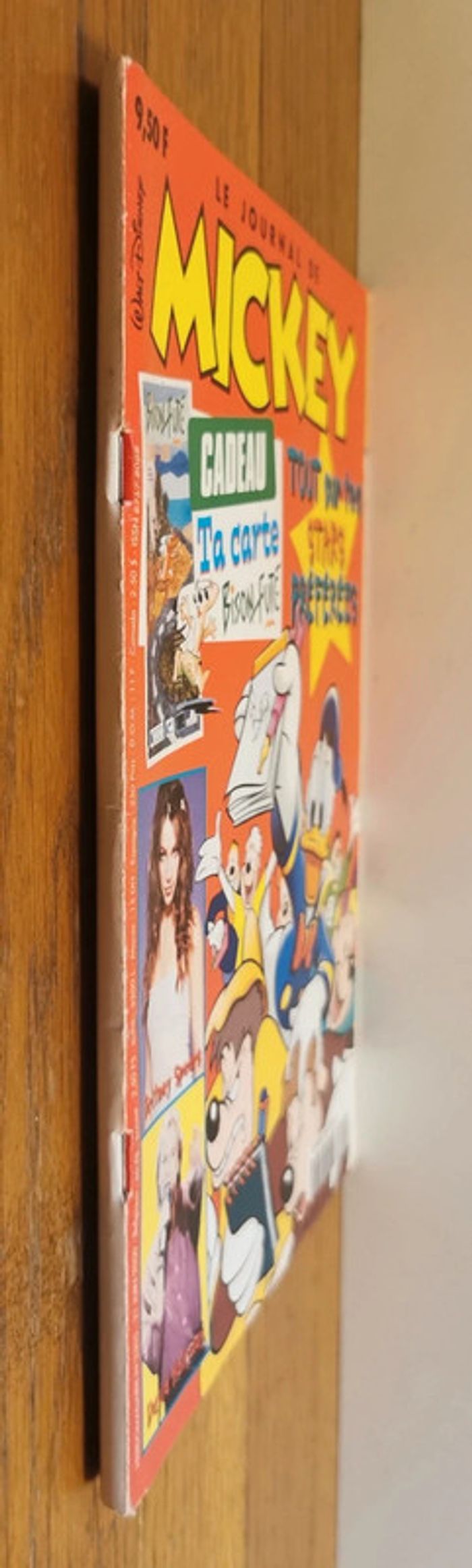 Ancien journal de mickey N°2505 avec cadeau carte bison futé 2000 vintage - photo numéro 16