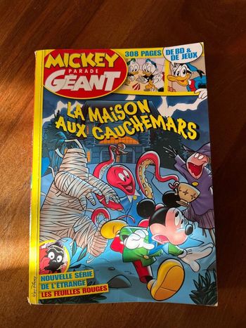 BD Mickey, parade géant, la maison au cauchemar, 379