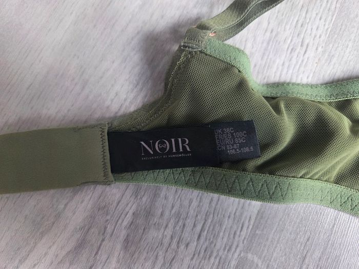 Ensemble lingerie Hunkemoller kaki - haut 85c / bas s - neuf sans étiquette - photo numéro 12