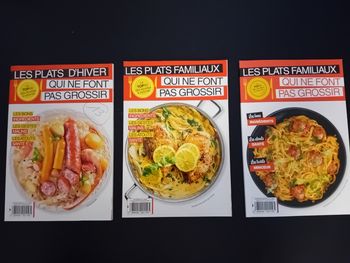 Lot 3 magazines de recettes