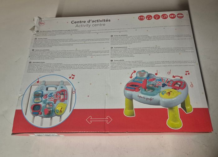 Centre d'activités/ table d'activités Sophie la girafe vulli 2 en 1 - photo numéro 7