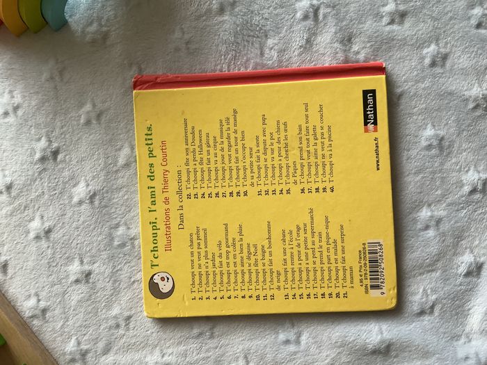 livre T'choupi va sur le pot numéro 33 éditions nathan - photo numéro 3