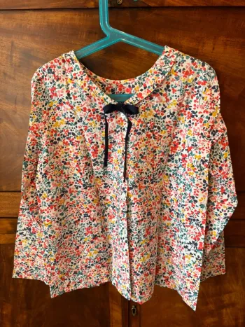 Blouse liberty Cyrillus 10 ans parfait état