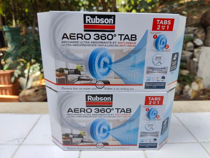 Lot de 8 recharges ultra absorbantes Rubson Aéro 360°