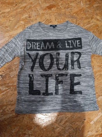 T-shirt gris kiabi XS