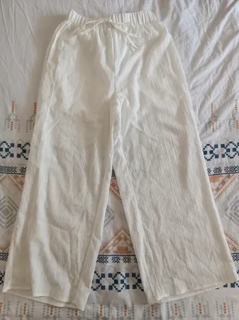 Pantalon léger blanc XS