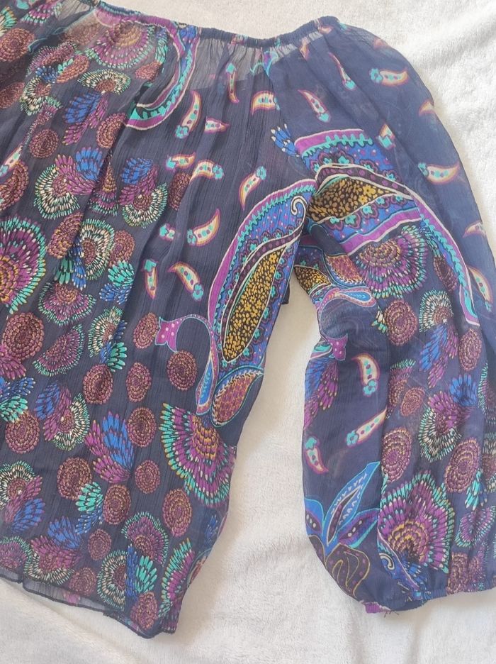 Blouse imprimée taille unique - photo numéro 5