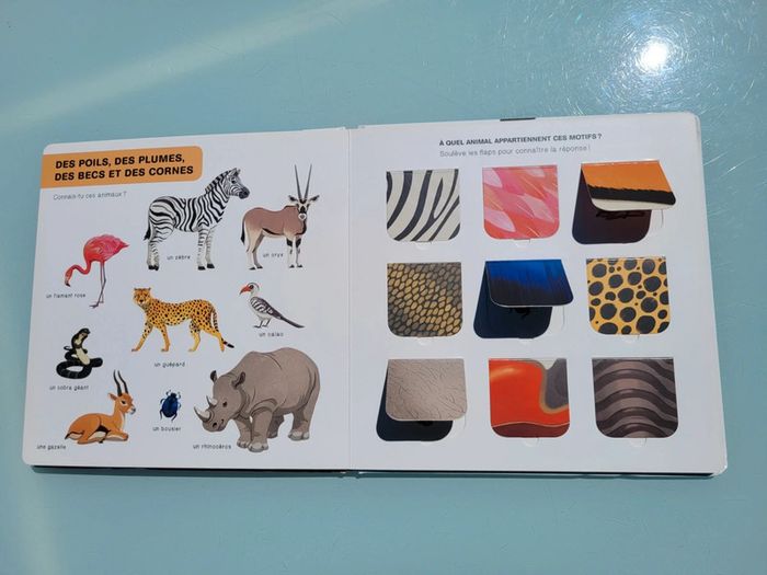 Livre animé Doc flap 🦒 Les animaux de La Savane africaine 🦏 - photo numéro 7