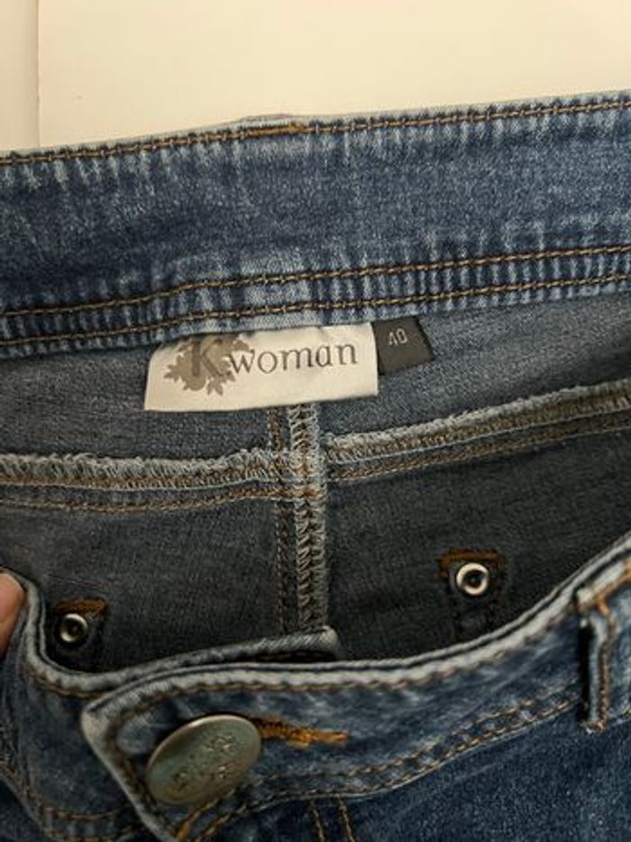 Jean skinny bleu brut Kwoman - photo numéro 4