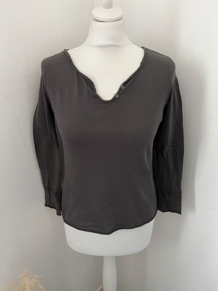 T-shirt col tunisien zadig et voltaire 12 ans