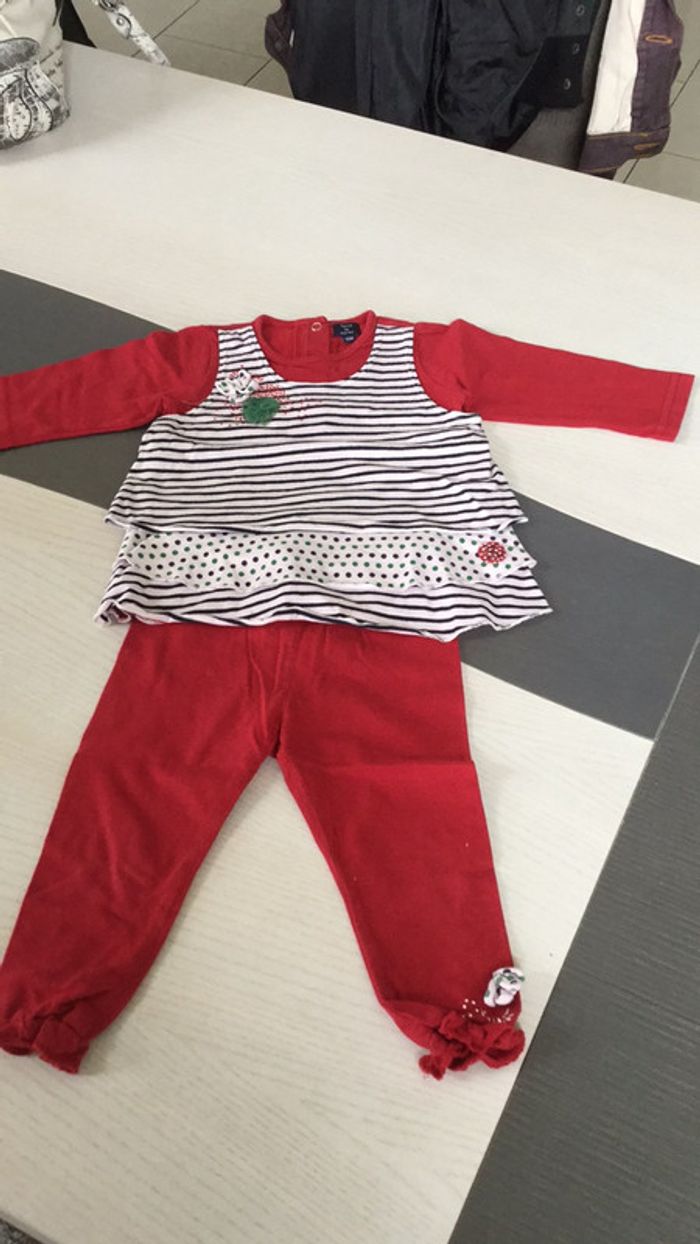 Ensemble Terre de marins rouge 12m
