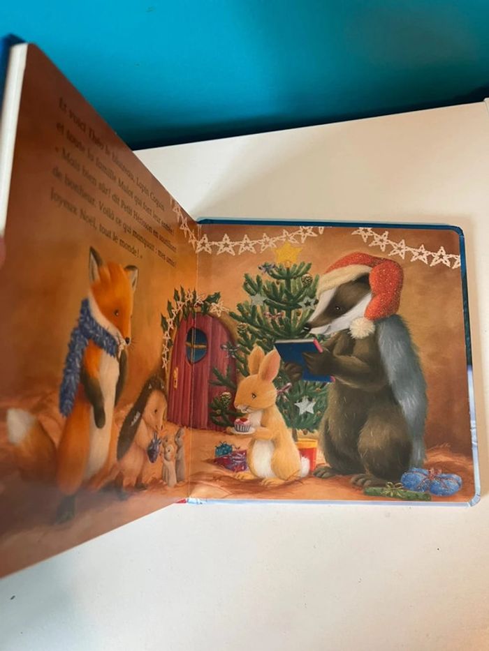 Livre scintillant joyeux Noël petit hérisson - photo numéro 3