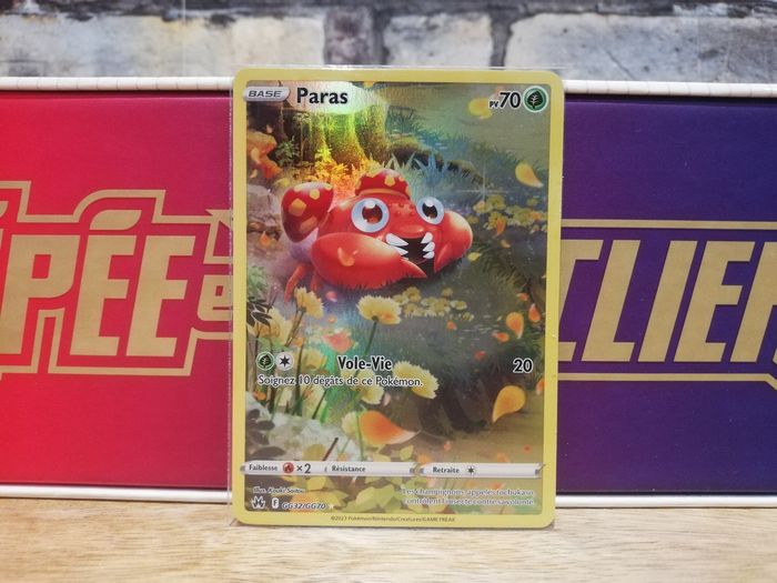 Carte Pokemon Paras GG Zénith Suprême