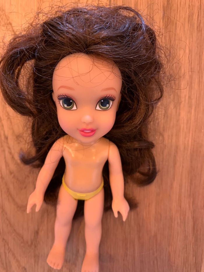 petite poupée Belle Disney dessin animé la Belle et la Bête nue poupée n•3 - photo numéro 2
