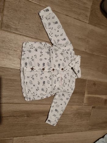 Chemise manches longues 6 mois