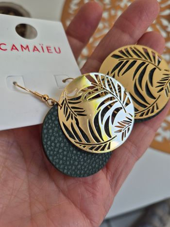 Boucles d’oreilles fantaisies tropicales