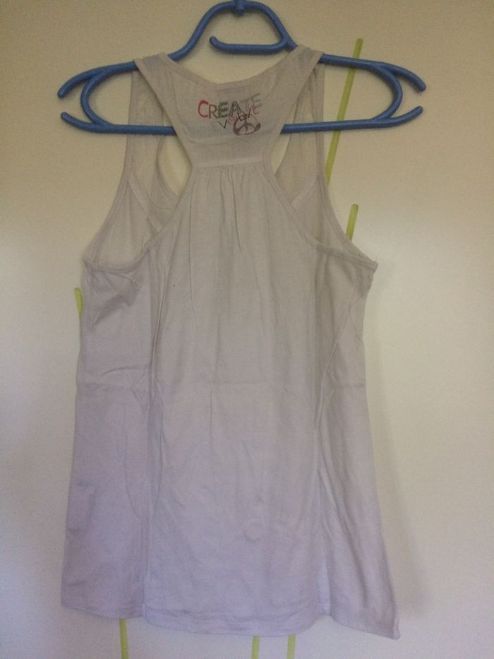 Débardeur blanc fille - photo numéro 2