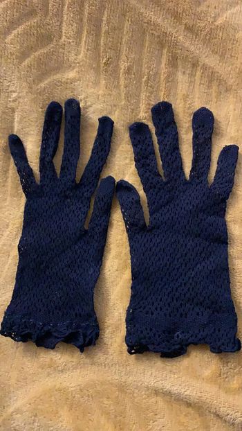 Gants en dentelle noir