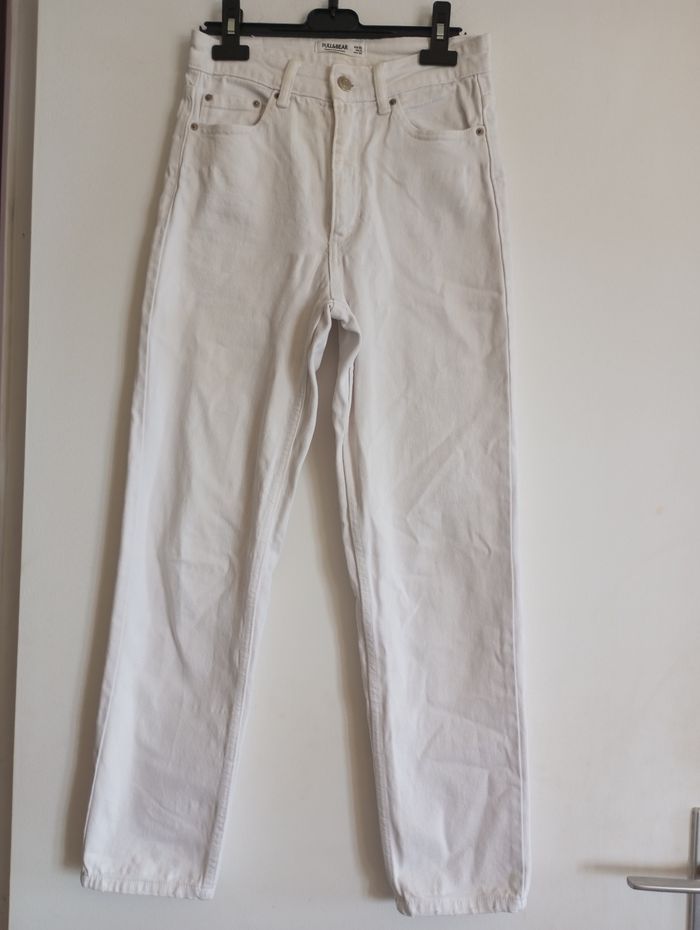 Jean blanc Pull & Bear - photo numéro 3