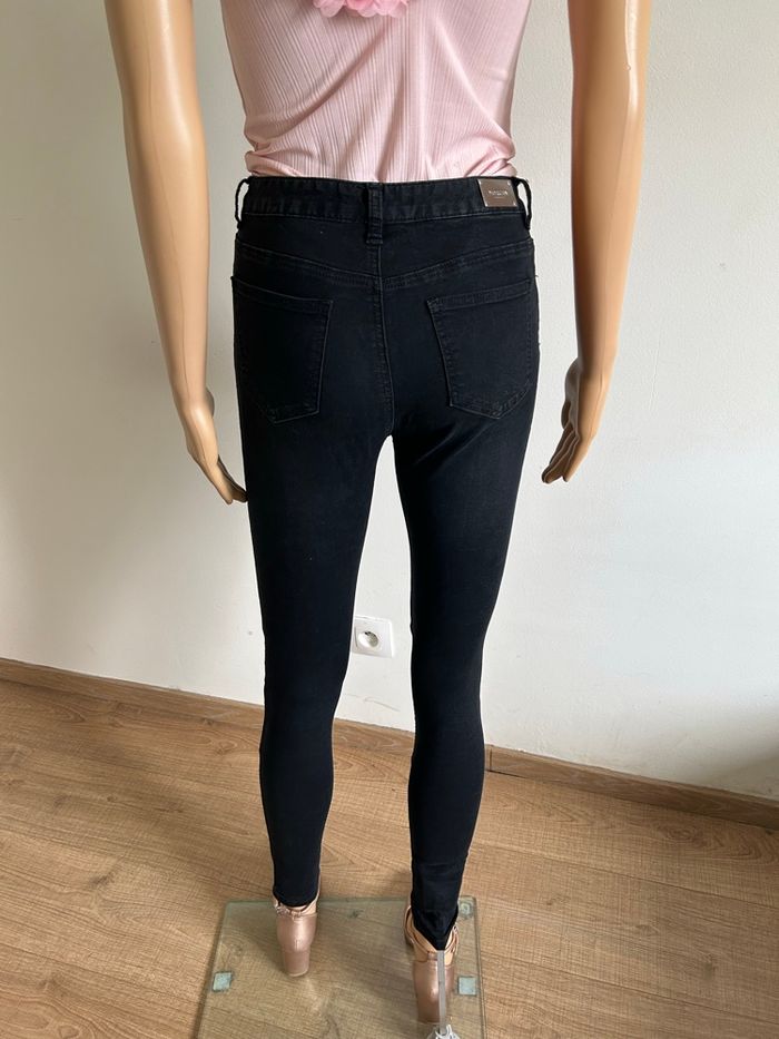Jean skinny noir Morgan taille 34 TBE - photo numéro 5