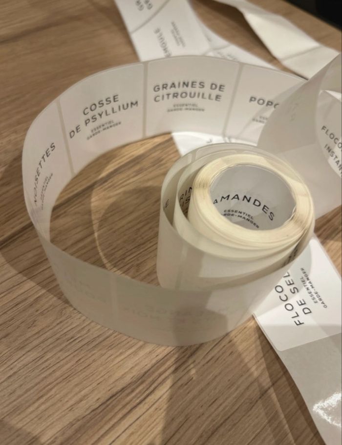 Don rouleau étiquettes alimentaires - photo numéro 2