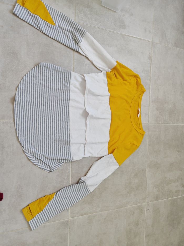 Lot de 4 tee short manches longues allaitement - photo numéro 3