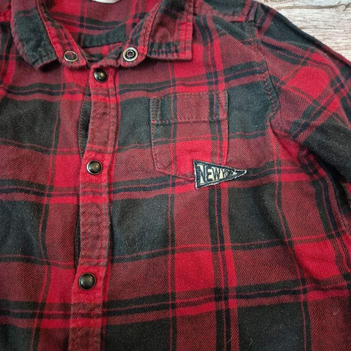 Chemise  à  carreaux rouge tape à l'œil 3ans 96cm - photo numéro 4